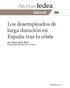 Los desempleados de larga duración en España tras la crisis